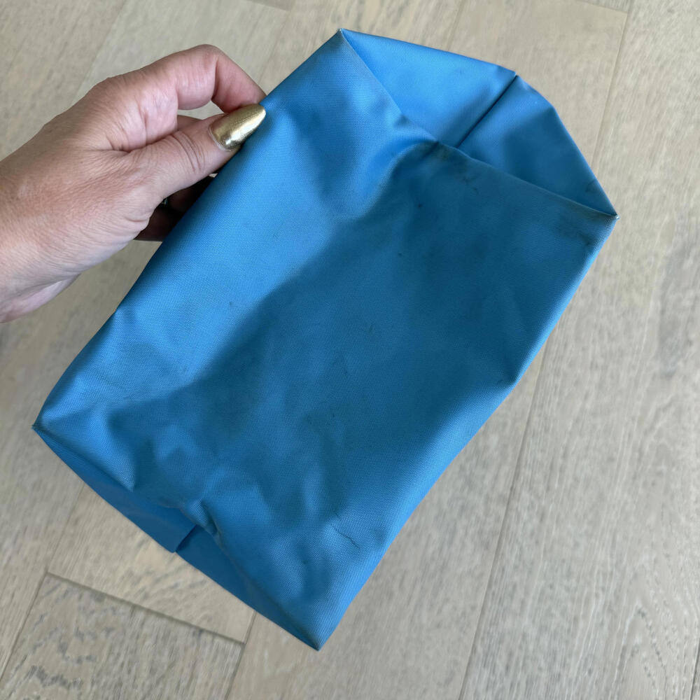Longchamp Le Pliage Small Tote Bag in Cornflower Blue *Flawed* - Picture 6 of 9